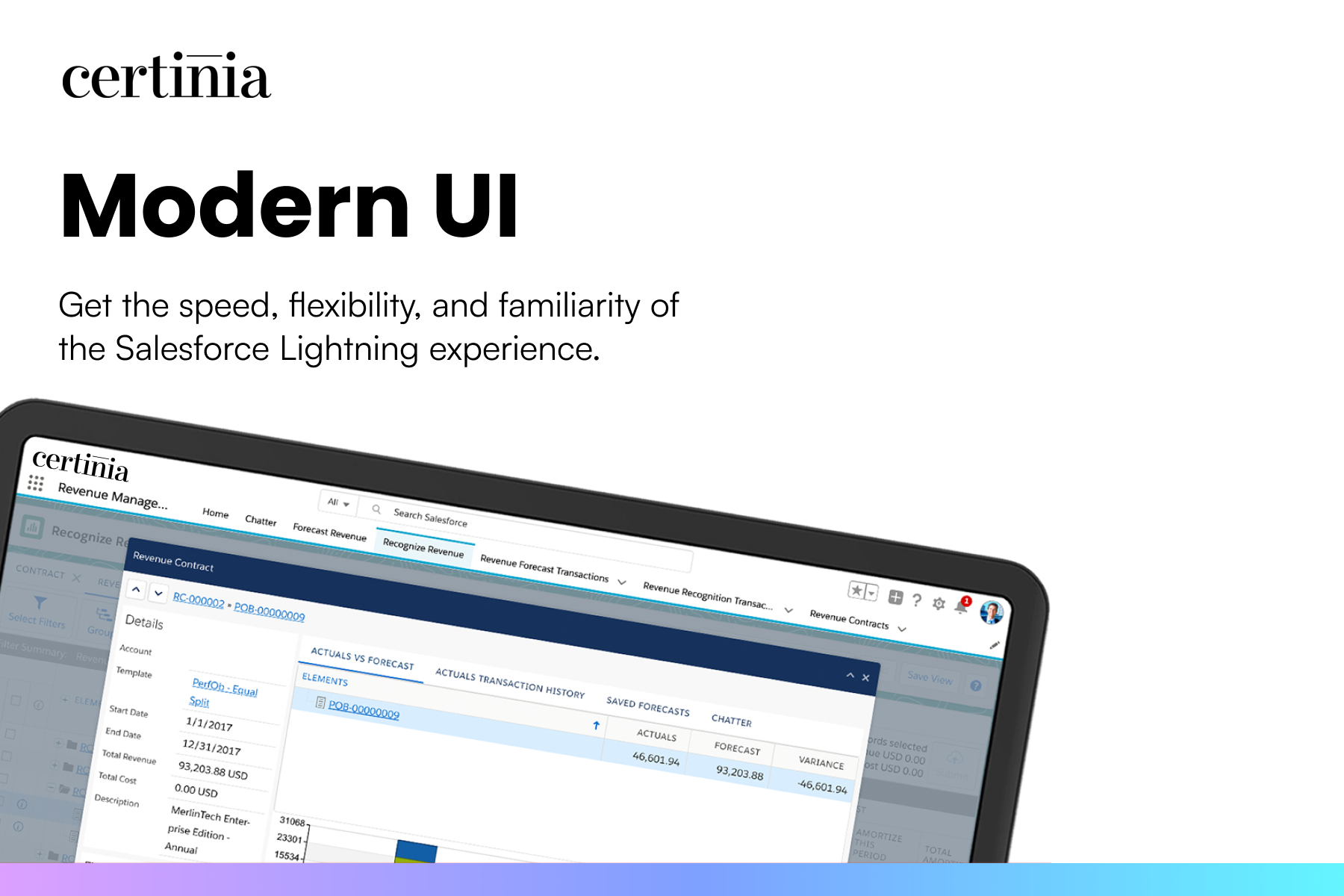 screenshot of Financial Management Cloud